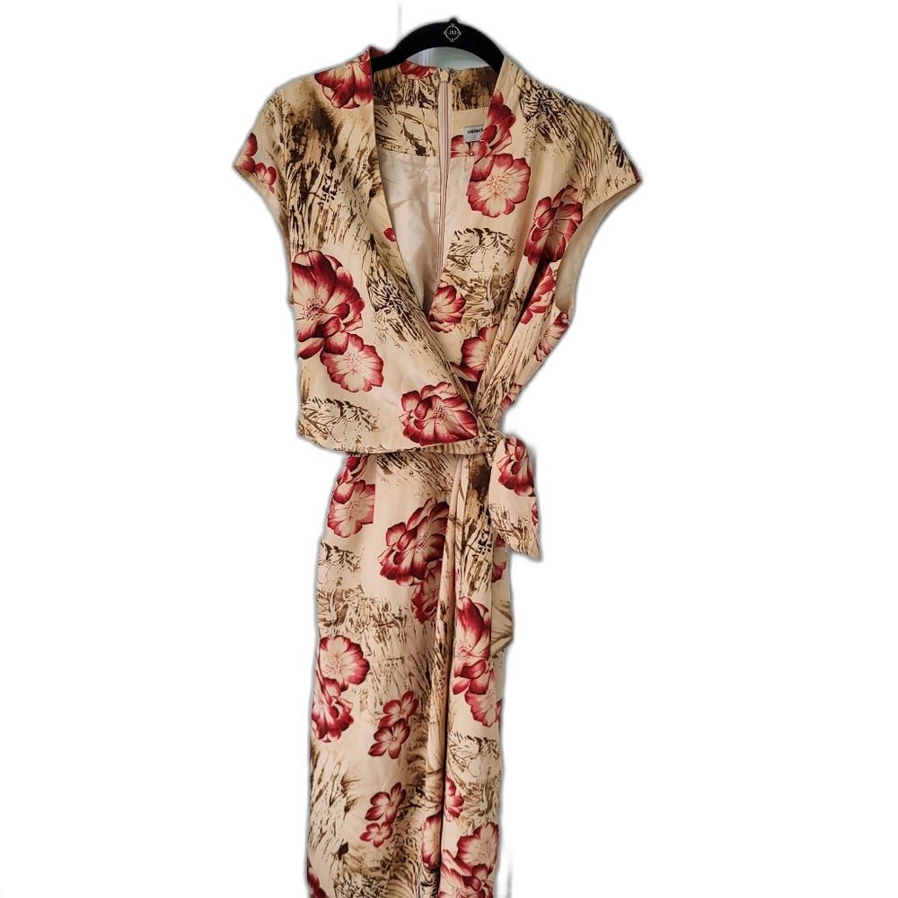 Silk Wrap Dress - Size 10